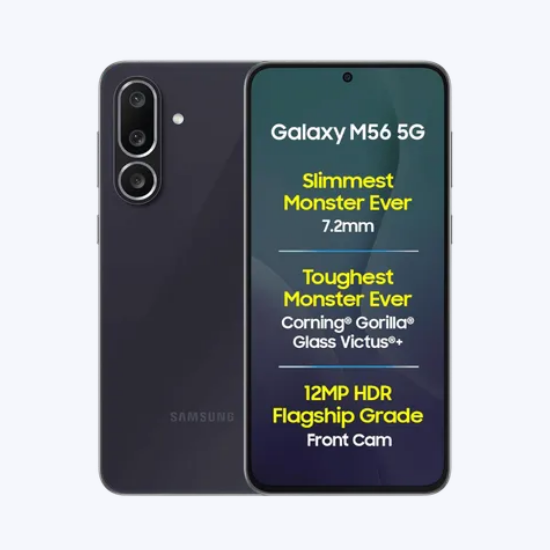 Picture of SAMSUNG Galaxy M56 5G (8GB RAM, 128GB, Black)