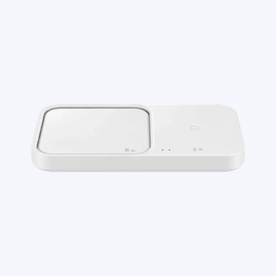 Picture of SAMSUNG Duo 15W 2-in-1 Wireless Charger for Android and Smart Watch (Built In Cooling System, White)